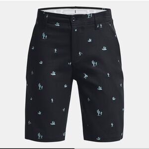 Under Armour Big Kids Junior Boys Cactus Printed Golf Shorts Sz YLG 12-14T
